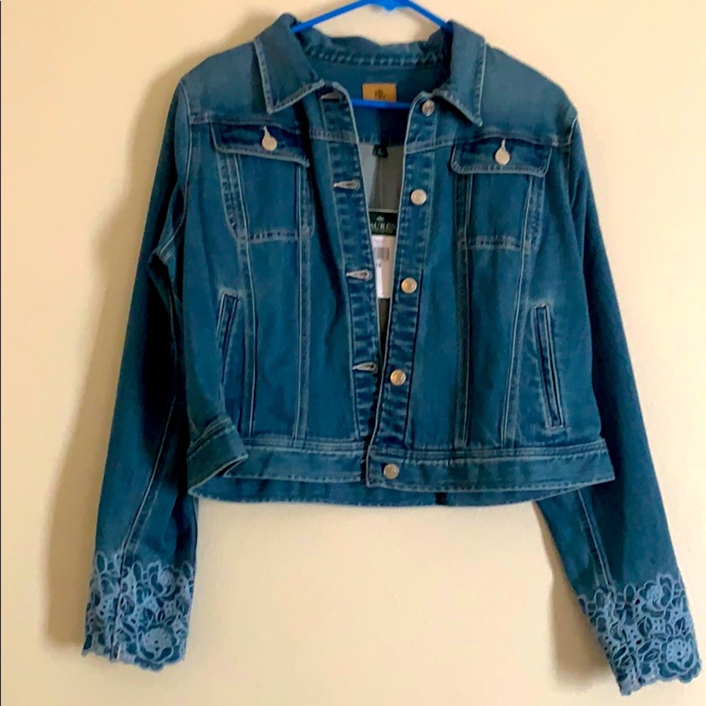 NWT Ralph Lauren women’s denim jacket